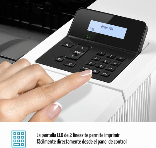 Vista 9 de HP LaserJet Pro M501dn Impresora dúplex con garantía in situ de un año, al siguiente día laborable (J8H61A)
