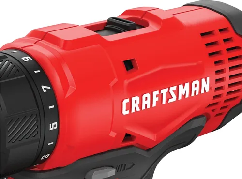 Vista 8 de CRAFTSMAN V20 - Kit de taladro/controlador inalámbricos (CMCD701C2)