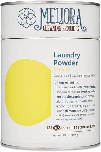 Vista 6 de Meliora Productos de limpieza Detergente en polvo para ropa (128 cargas HE), lavanda