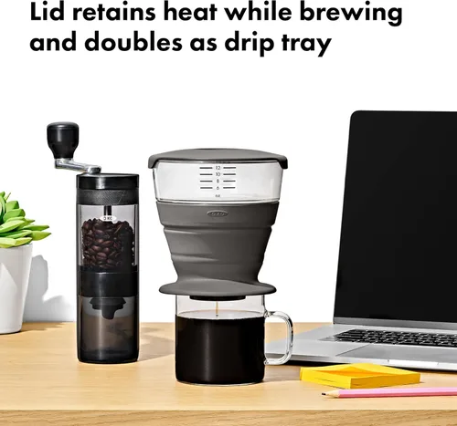 Vista 4 de OXO Brew Cafetera plegable para café por goteo con estuche de almacenamiento