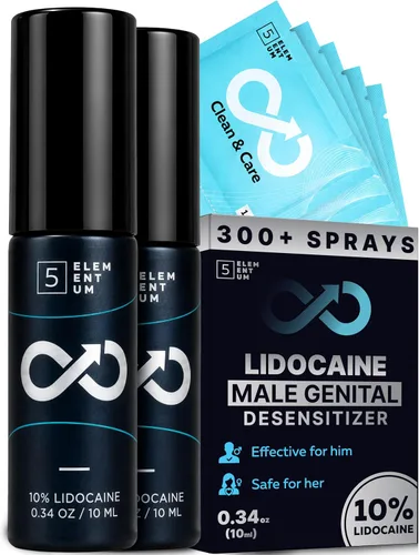 Vista 10 de Delay Spray for Men 10% Lidocaine Numbing Desensitizer for Lasting Control