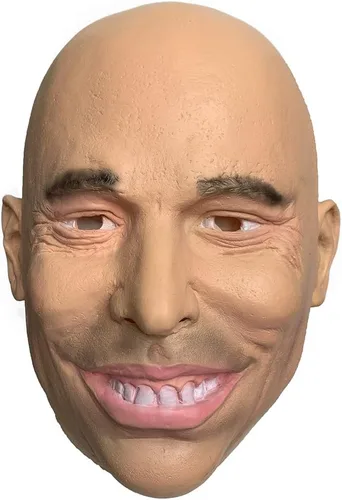 Vista 5 de Máscara realista de látex humano para Halloween, mascarada, novedad, vestido de disfraz