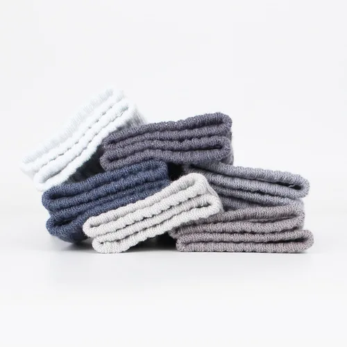 Vista 6 de Calcetines tobilleros con agarre para bebé, 6 pares, calcetines de algodón orgánico para recién nacidos, calcetines de tobillo para niños y niñas