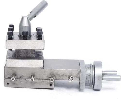 Vista 5 de Soporte para herramientas de torno para piezas de torno, Piezas de torno de hierro fundido, Torno de metal Cruz Slide & Tool Holder, Piezas de torno