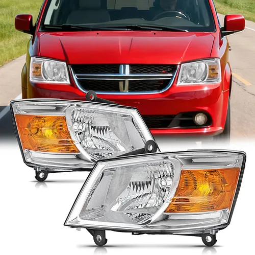 Vista 9 de Nilight Conjunto de Faro Compatible con 1996 1997 1998 1999 Chrysler Town & Country Dodge Grand Caravan Plymouth Grand Voyager Faro de Reemplazo