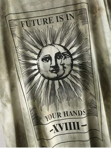 Vista 5 de Fenxxxl - Camiseta oversize de cuello redondo para mujer casual para verano