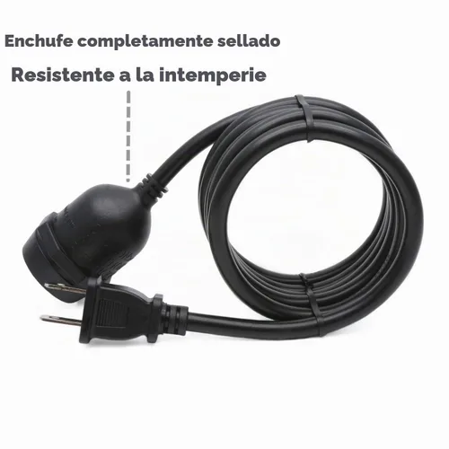 Vista 3 de Mini lámpara colgante de 1 enchufe de 5 pies, luces de cadena para patio resistentes a la intemperie de servicio pesado, kit de lámpara de techo