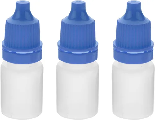 Vista 5 de Othmro 50 botellas de plástico de polietileno de 0.2 onzas, botellas de plástico de polietileno de 0.2 onzas, botellas de gotero de ojos