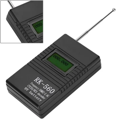 Vista 8 de Contador de frecuencia portátil de mano, prueba de radiofrecuencia precisa de frecuencia de 50MHz-2.4Ghz, con antena de una llave, conveniente
