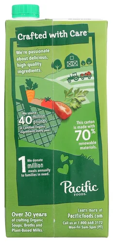 Vista 3 de Pacific Foods - Caldo de verduras orgánico bajo en sodio, 32 onzas