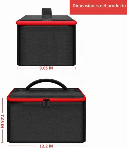 Vista 3 de Bolsa de compresor de aire compatible con el inflador de neumáticos Craftsman V20 (CMCE520B). Funda de inflador de neumáticos, soporte