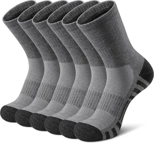 Vista 10 de Airacker Calcetines atléticos para correr y correr para hombre y mujer Negro