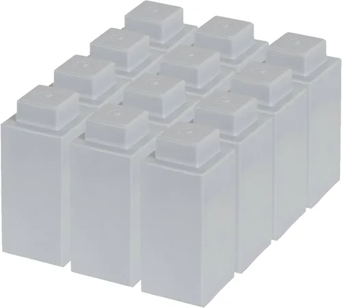 Vista 66 de EverBlock Paquete modular de plástico de tamaño natural de 3 x 3 pulgadas Bloques de construcción gigantes Fácil de conectar y reutilizar Uso