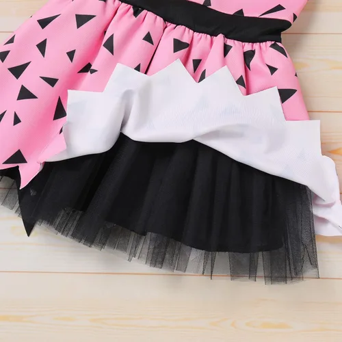 Vista 5 de Disfraz de Bam Bam para niños disfraz de hombre de la caverna traje de edad de piedra para niñas Halloween cosplay sesión de fotos de 6 a 6 años
