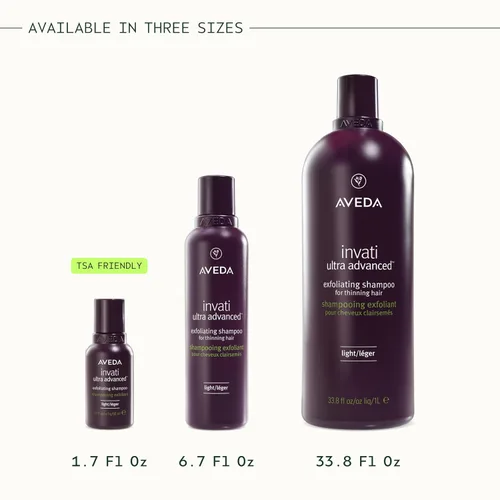 Vista 7 de Aveda Invati Ultra Advanced Exfoliating Shampoo Light & Rich Step 1 of 4 Reduces Hair Loss by 77% for Medium to Thick Thinning Hair Types