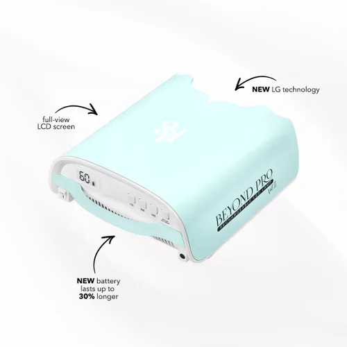 Vista 4 de Lámpara de uñas UV KIARA SKY, lámpara de uñas LED, secador de uñas inalámbrico y recargable, luz UV de curado Flash para esmalte de uñas de gel