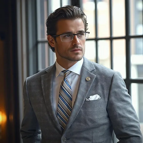 Vista 2 de Reading Glasses for Men, Spring Hinge Readers with Blue Light Blocking