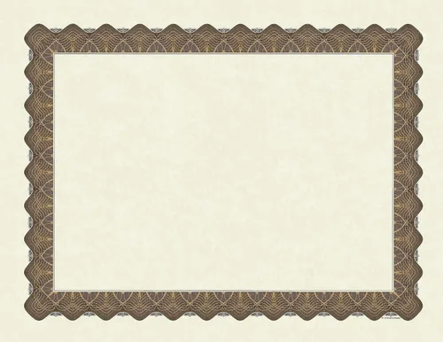 Vista 4 de Great Papers! Certificado de oro metálico, 8.5 x 11 pulgadas, 25 unidades (934025)