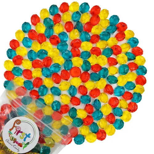 Vista 6 de FirstChoiceCandy Caramelos de gomitas jugosas de arcoíris 3D (bloques de construcción 3D, 2 libras)