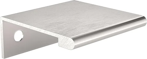 Vista 33 de Richelieu Hardware BP98982510 Lincoln Collection 1 pulgada (25 mm) de centro a centro Manija de tirador de borde de gabinete y cajón de aluminio