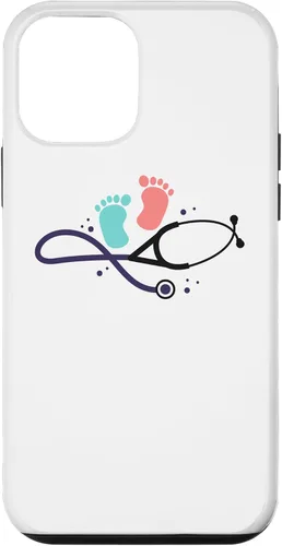 Vista 12 de iPhone 15 Enfermera pediátrica - Disfraz de Doctor White Coat para enfermeras bebé caso