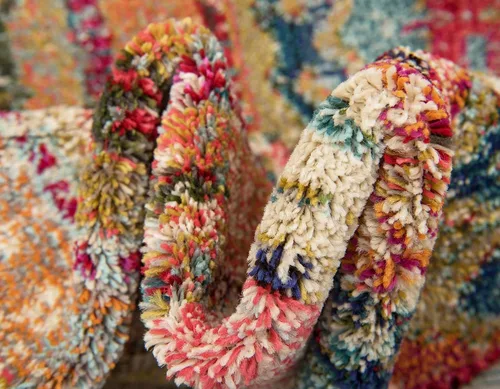 Vista 6 de Unique Loom Sedona Collection - Alfombra Yosemite (cuadrado de 5 pies 1 pulgada, multicolor)