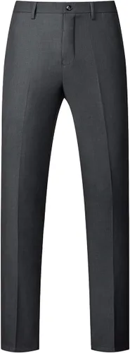 Vista 5 de Rogers & Morris Traje de esmoquin para hombre, ajuste regular, traje de 3 piezas, chaqueta, chaleco, pantalones, conjunto para boda y baile