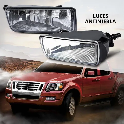 Vista 6 de G-PLUS Luces antiniebla para parachoques delantero, accesorios de lámpara antiniebla compatibles con Ford Explorer 06-10 / Explorer Sport Trac 08-10