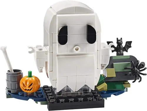 Vista 2 de LEGO BrickHeadz Halloween Ghost 40351 Kit de construcción (136 piezas)