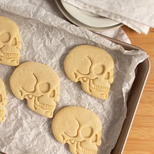 Vista 3 de Cortador de galletas Anatómico Cráneo Humano, 1 pieza - Bakerlogy