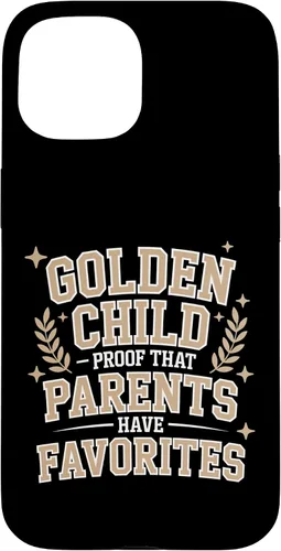 Vista 6 de Golden Child Mom's Favorite Gifted Kids Sibling Rivalry Art Case for iPhone 17