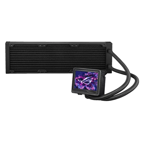 Vista 17 de ASUS ROG RYUJIN III 360 ARGB EXTREME enfriador líquido de CPU AIO todo en uno, AMD Ryzen 9000 e Intel® Core™ Ultra Ready, bomba Asetek Gen8 V2