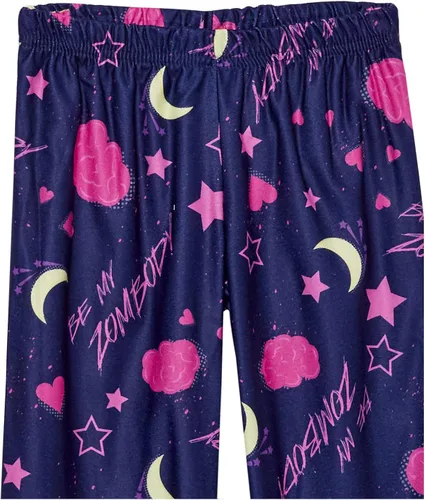 Vista 6 de Disney Girls' 2-Piece Loose-fit Pajamas Set