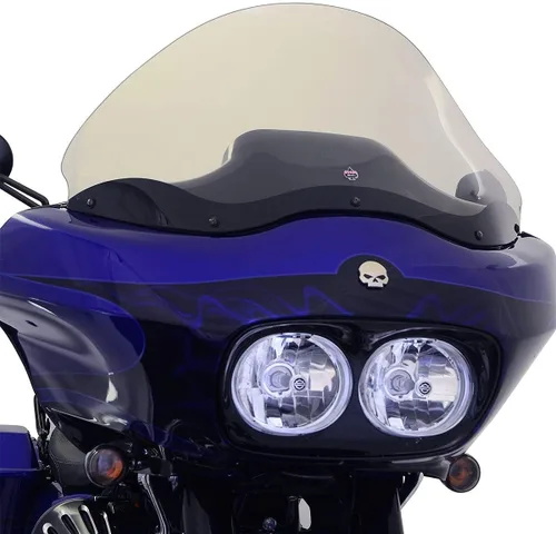 Vista 8 de Klock Werks Llamarada deportiva para Road Glide 1998-2013 (8" negro)