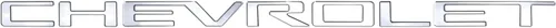 Vista 4 de Putco Kit de letras para rejilla Chevrolet - Acero inoxidable - Compatible con Chevy Silverado 1500 2019-2022
