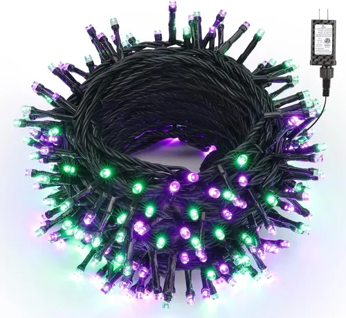 Vista 17 de Brizled - Tira de luces inteligentes para Navidad, 20 metros / 66 pies, 200 luces LED que cambian de color, control por aplicación y voz, luces