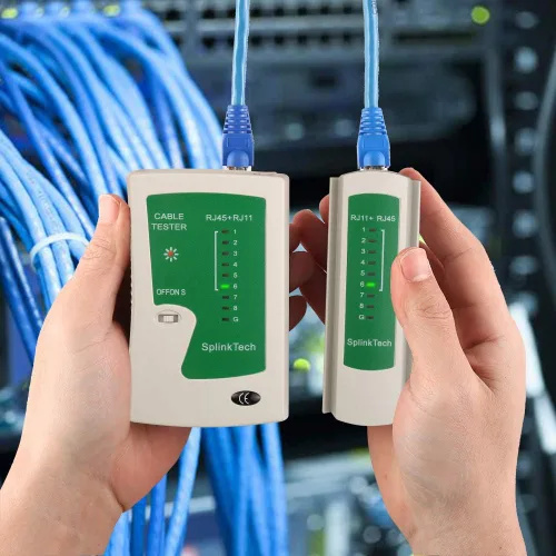 Vista 7 de Kit de herramientas de engaste RJ45 Solsop para paso de Ethernet, crimpadora CAT5 Cat5e Cat6