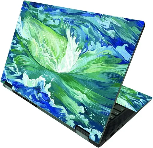 Vista 6 de MightySkins Skin compatible con Lenovo IdeaPad Flex 5 2 en 1 de 15 pulgadas (2021) - Angry Ripple Funda protectora de vinilo duradera y única