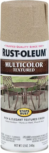 Vista 14 de Rust-Oleum 223525 Stops Rust Pintura en Aerosol Texturizada Multicolor, 12 oz, Hierro Envejecido Hierro añejado
