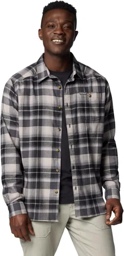 Vista 48 de Columbia Men's Cornell Woods Flannel Long Sleeve Shirt Negro