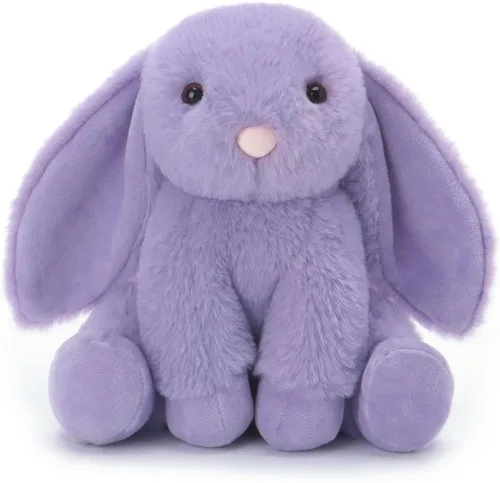 Vista 23 de Apricot Lamb Peluche de conejo crema para niños, juguetes de peluche suaves y lindos para bebés niñas y niños, 6 pulgadas