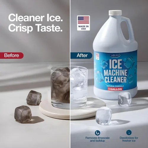 Vista 2 de Limpiador y descalcificador de máquina de hielo de galón Limpiador de máquina de hielo para todas las marcas; Opal, Scotsman, Manitowoc, Affresh
