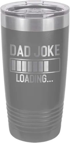 Vista 14 de Papá Broma Cargando Rojo 20 oz Vaso de Bebida Con Pajita Taza de Viaje Grabada con Láser Comparar Con Yeti Rambler Idea de regalo Papá