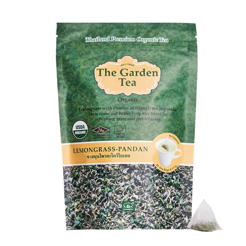 Vista 12 de Suwirun Té orgánico de citronela, 25 bolsas, producto de Tailandia, té de hierbas cítrico y refrescante, sin cafeína, sin calorías, alivia