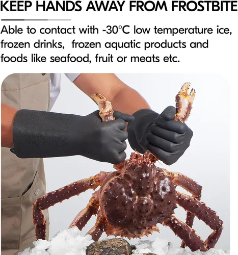 Vista 5 de Vgo... Men's Work Gloves,Abrasion & Tear Resistant,for Construction, Cement, Sewage, Drain Cleaning & Rough Tasks(TP1117)