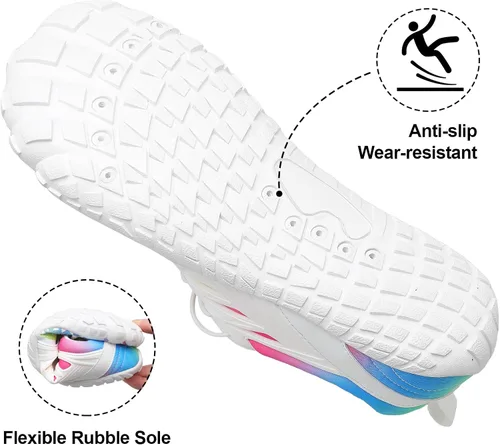 Vista 6 de XIHALOOK - Zapatos deportivos de senderismo para mujer y hombre, de secado rápido, para playa, caminar, kayak, surf, entrenamiento