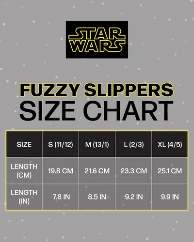 Vista 7 de Disney Pantuflas de Star Wars para niños, pantuflas peludas de Mandalorian Baby Yoda, suela antideslizante (niños pequeñosgrandes)