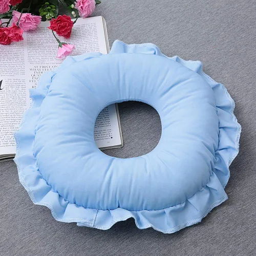 Vista 5 de Dioche Poliéster Face Relax Almohada SPA SPA Masaje Almohada ahuecada Almohada de descanso para siesta Cojín de masaje Almohada de masaje Belleza