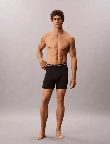 Vista 2 de Calvin Klein Calzoncillos tipo bóxer elásticos de algodón para hombre (3 unidades)