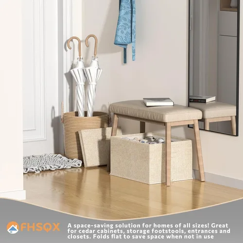 Vista 6 de FHSQX Paquete de 2 organizadores de zapatos para armario, organizador de zapatos plegable, se adapta a hasta 24 pares, contenedores